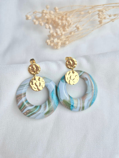 Boucles d’oreilles Caroline (coloris au choix)