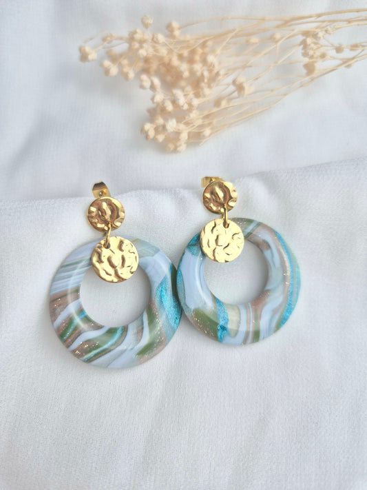 Boucles d’oreilles Caroline (coloris au choix)