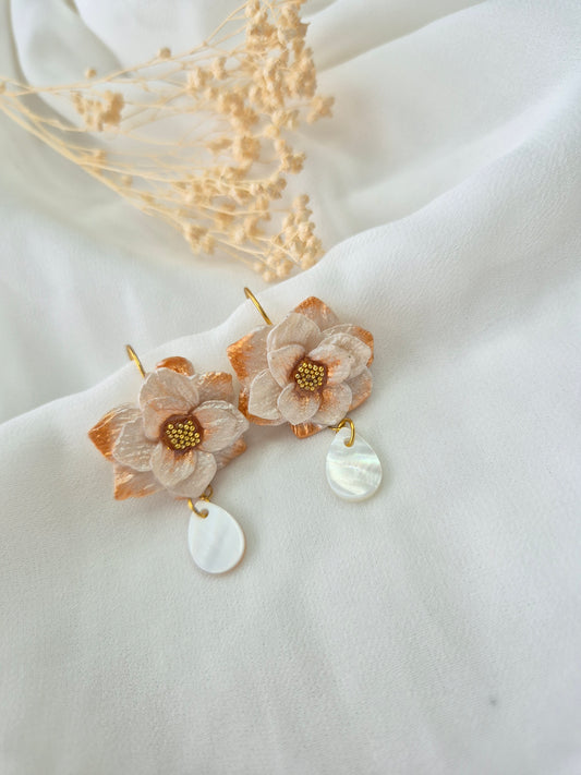 Boucles d’oreilles Magnolia