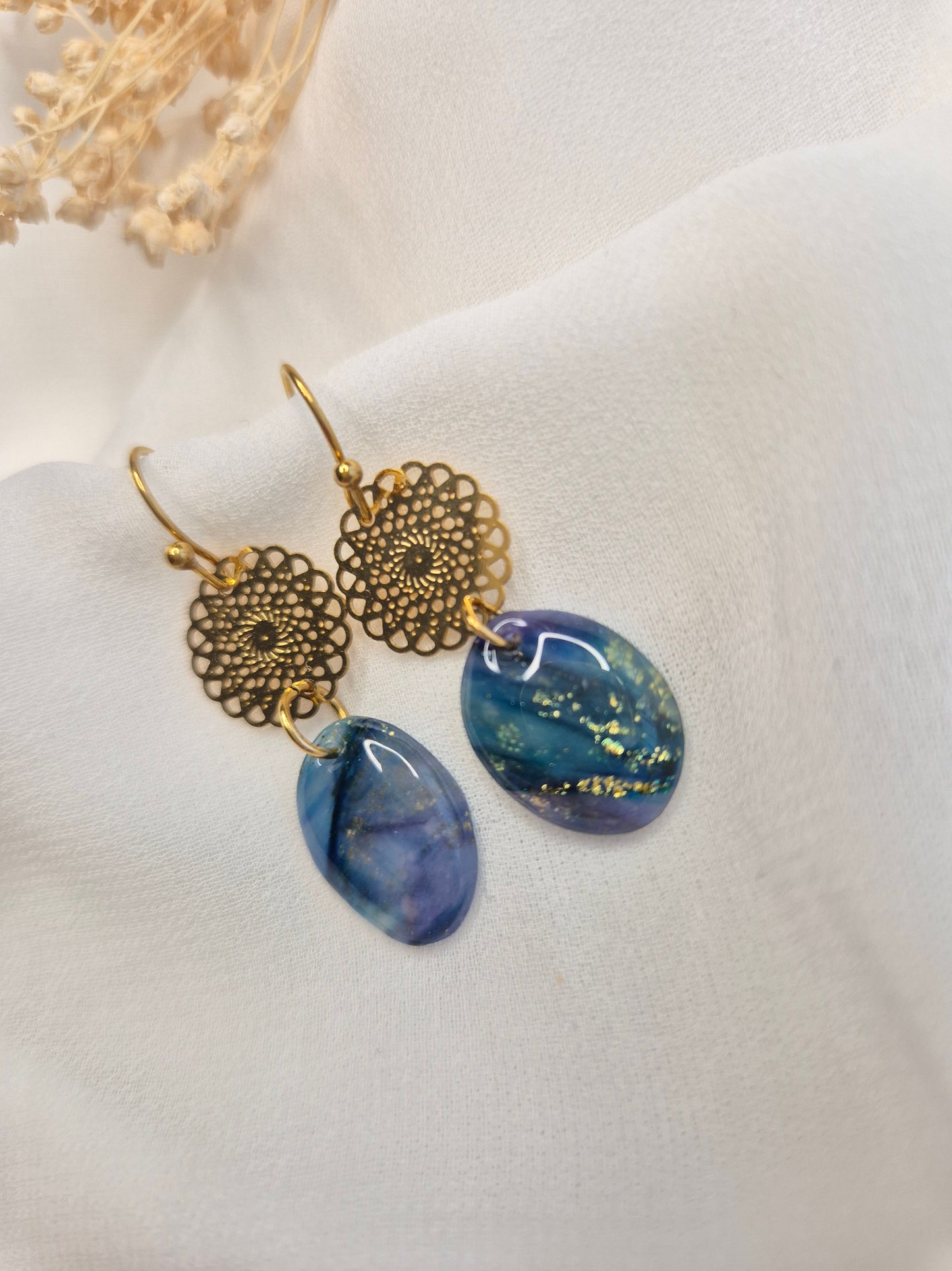 Boucles d’oreilles – Léana  (2 coloris disponibles)