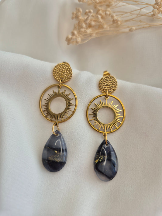 Boucles d’oreilles Solène — plusieurs coloris disponibles