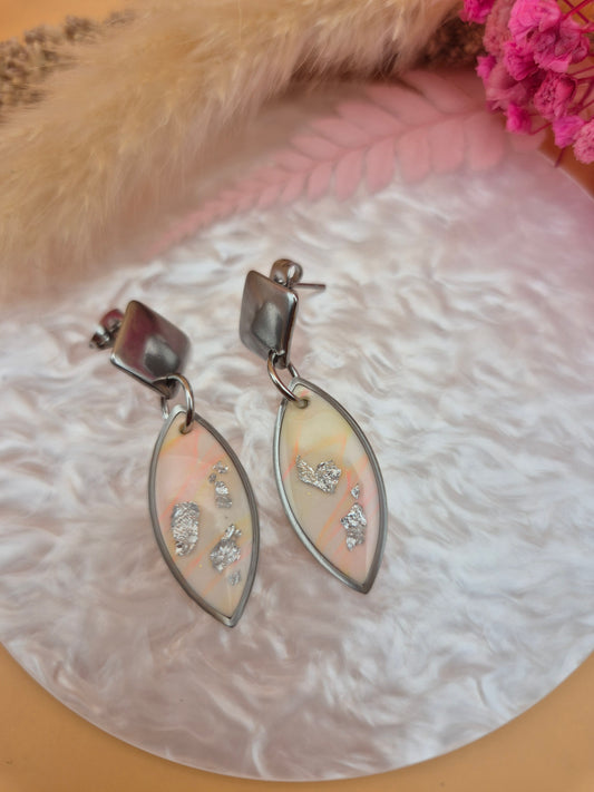 Boucles d'oreilles "Amande Éclatante"