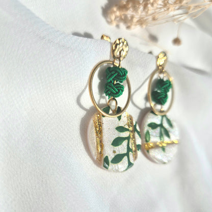 Boucles d'oreilles pendantes Nora