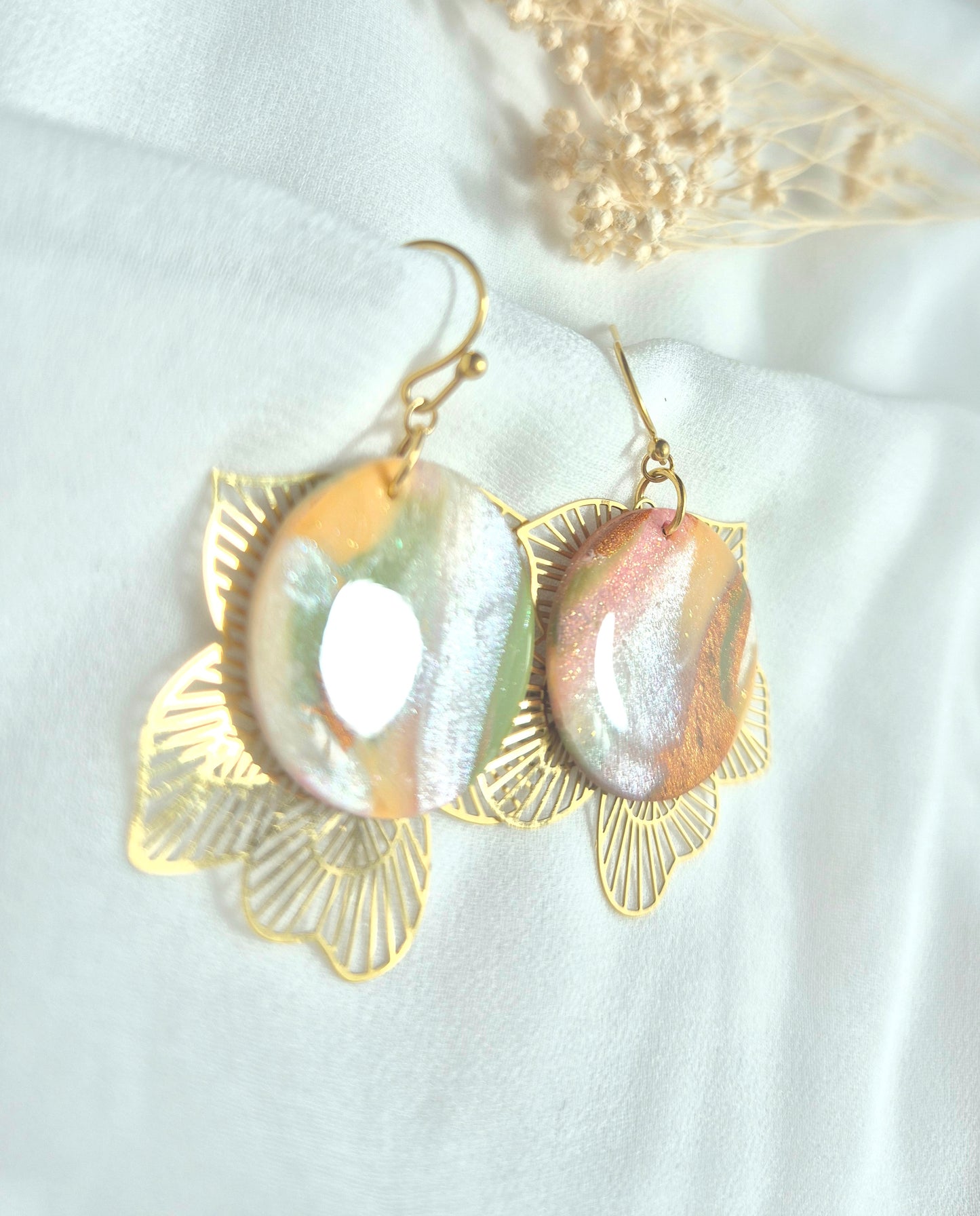 Boucles d’oreilles Éléna — coloris au choix