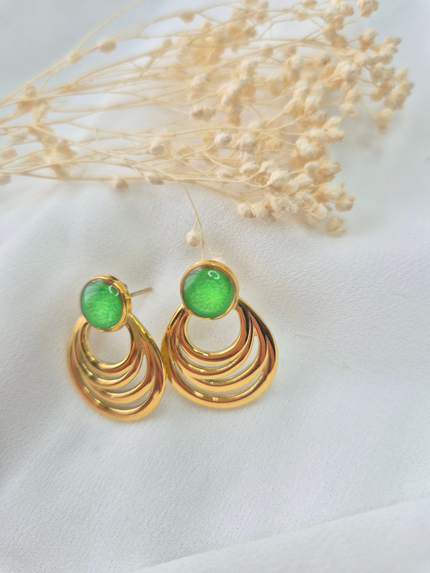 Boucles d’oreilles Simone - plusieurs couleurs disponibles -