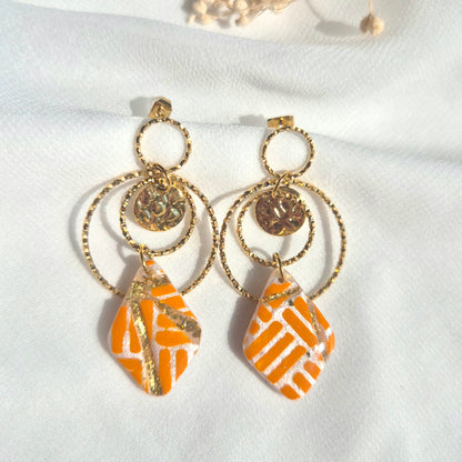 Boucles d'oreilles pendantes Ora