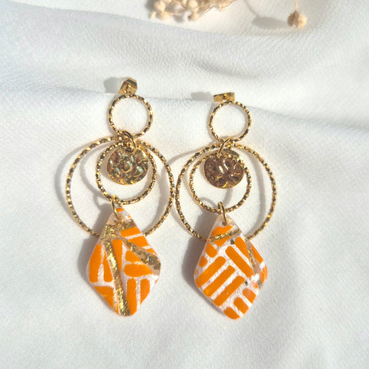 Boucles d'oreilles pendantes Ora