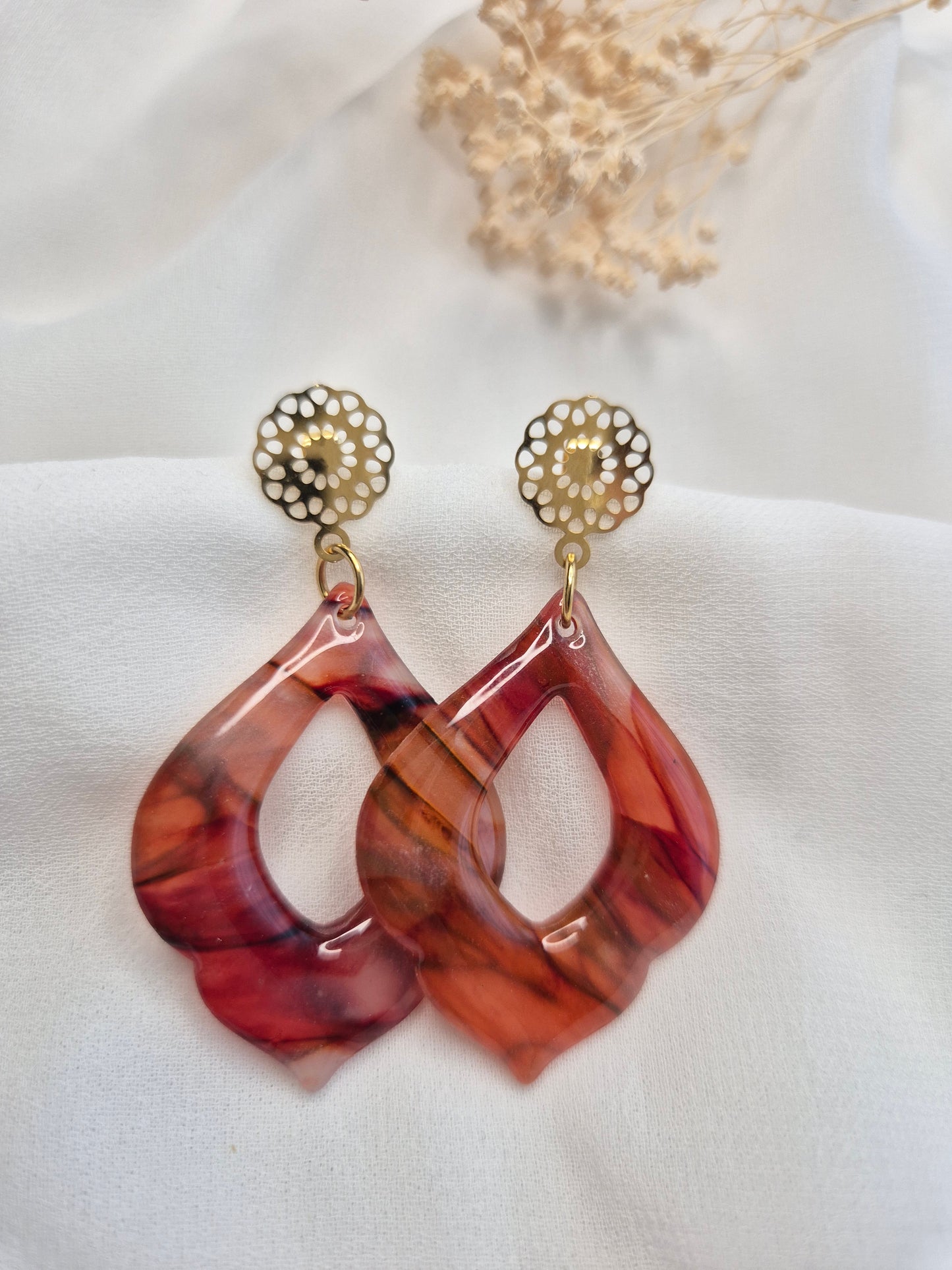 Boucles d’oreilles – Isadora  (Plusieurs coloris disponibles)