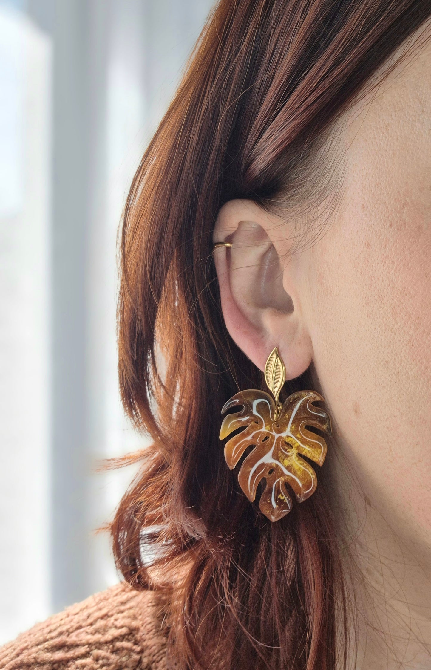 Boucles d’oreilles Alba (plusieurs teintes disponibles)