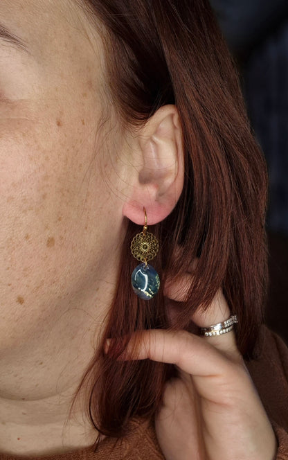 Boucles d’oreilles – Léana  (2 coloris disponibles)