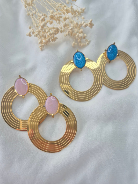 Boucles d’oreilles Lucie – Plusieurs coloris disponibles –