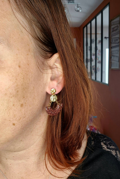 Boucles d’oreilles pendantes Malika