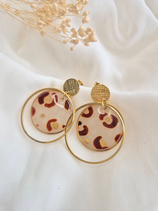 Boucles d’oreilles pendantes Selma