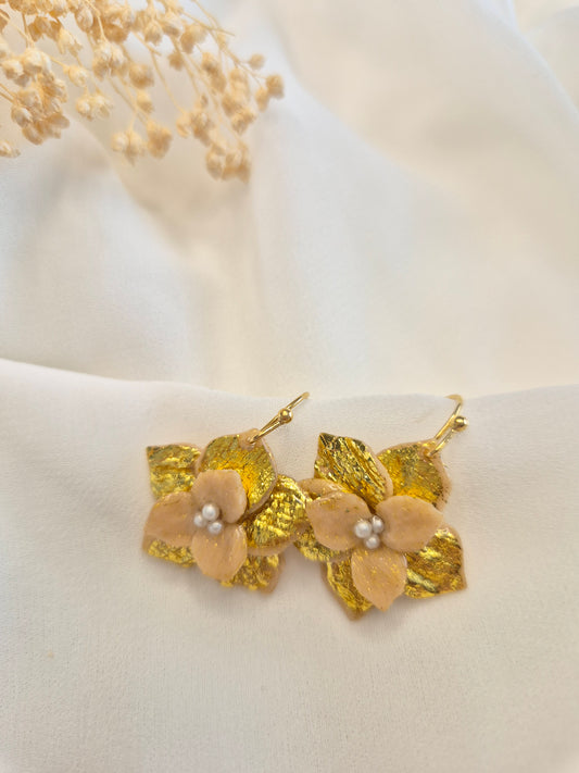 Boucles d’oreilles Orchidée