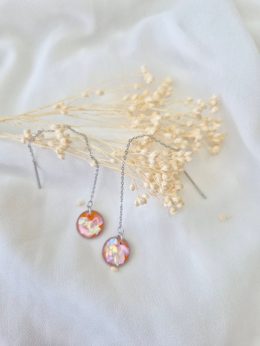 Boucles d'oreilles pendantes Apolline