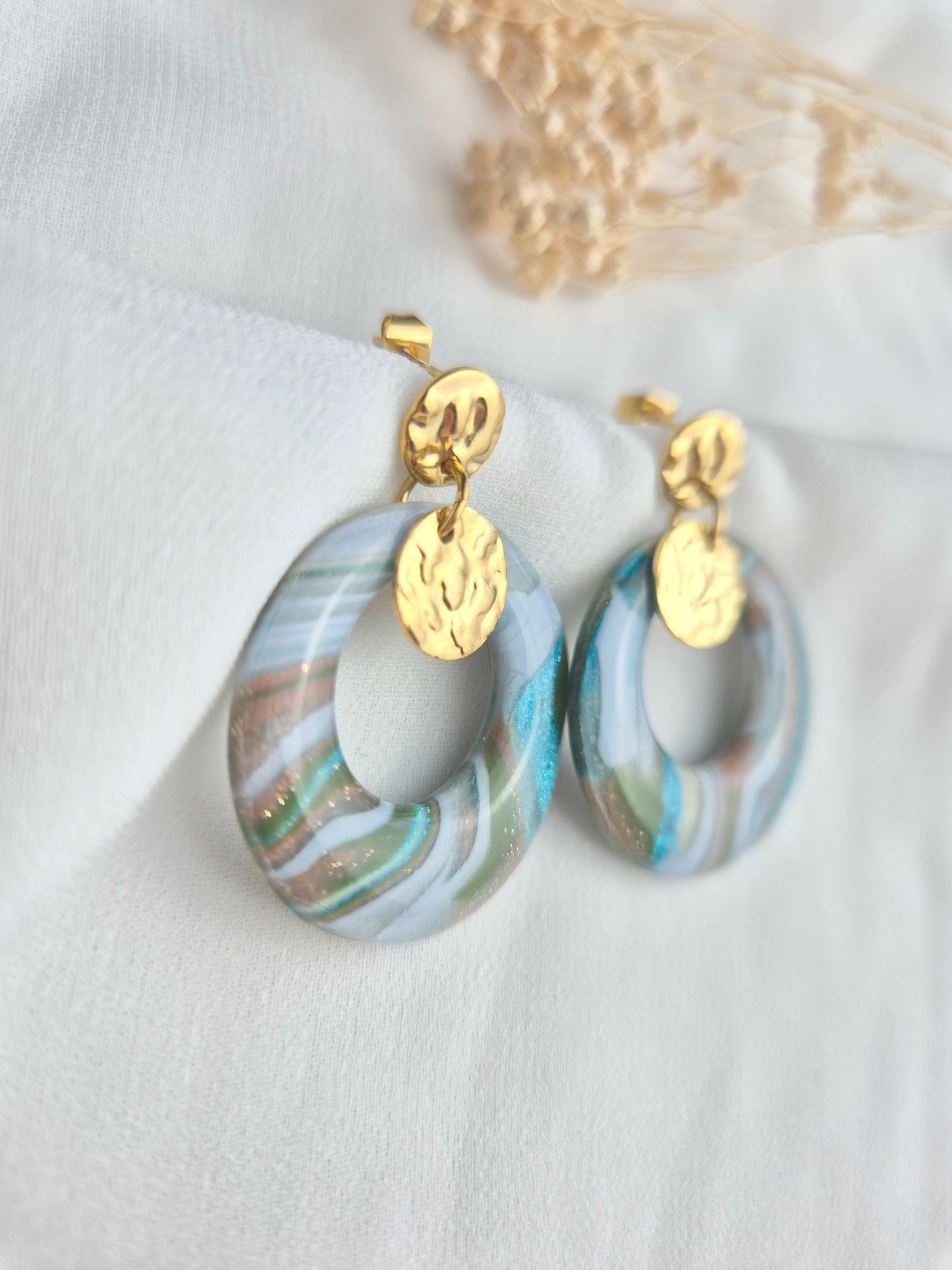 Boucles d’oreilles Caroline (coloris au choix)