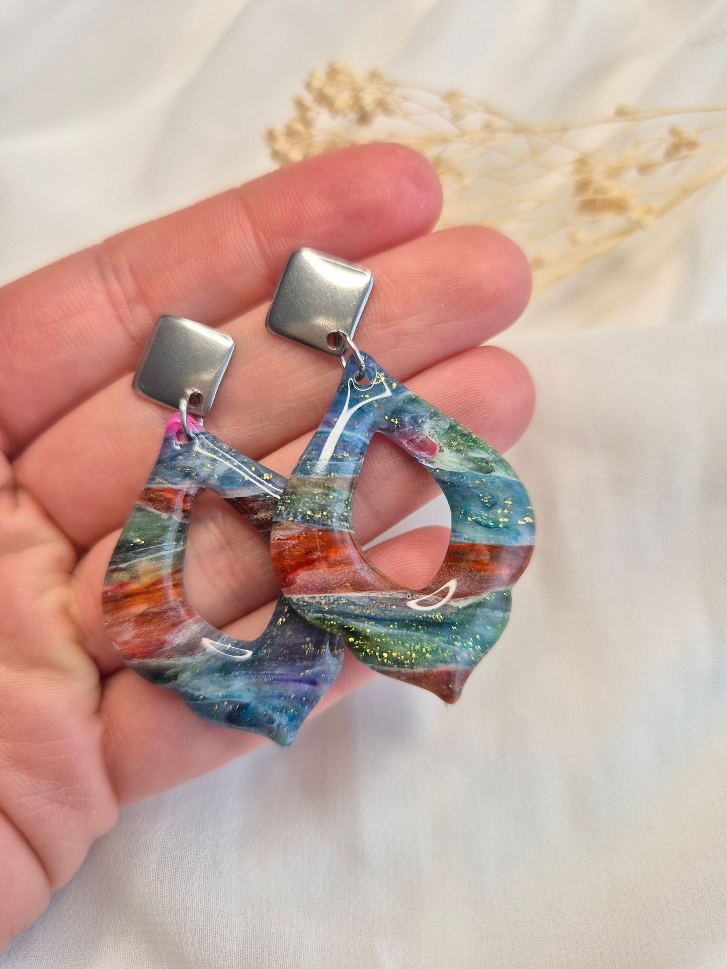 Boucles d’oreilles – Isadora  (Plusieurs coloris disponibles)