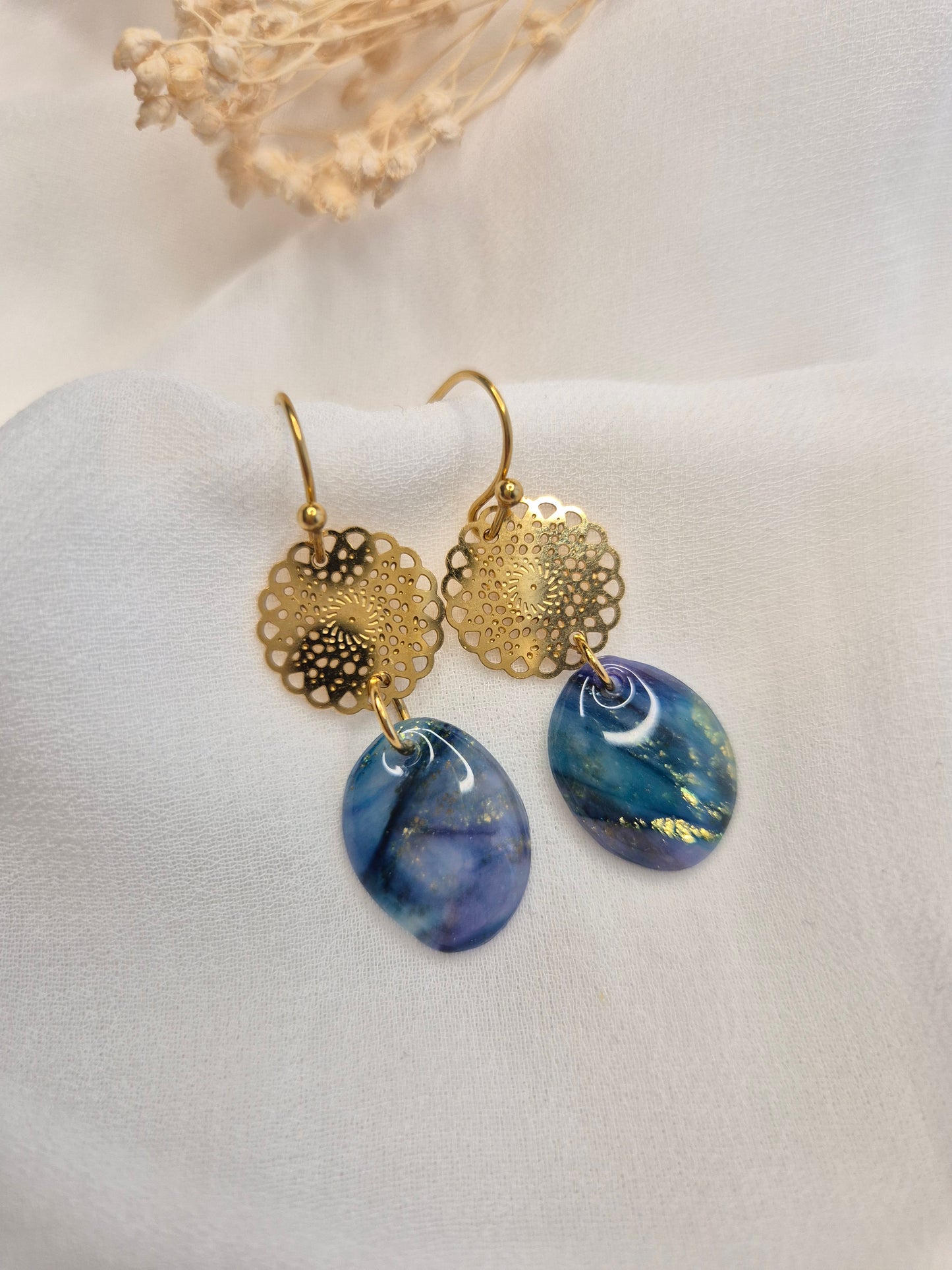 Boucles d’oreilles – Léana  (2 coloris disponibles)