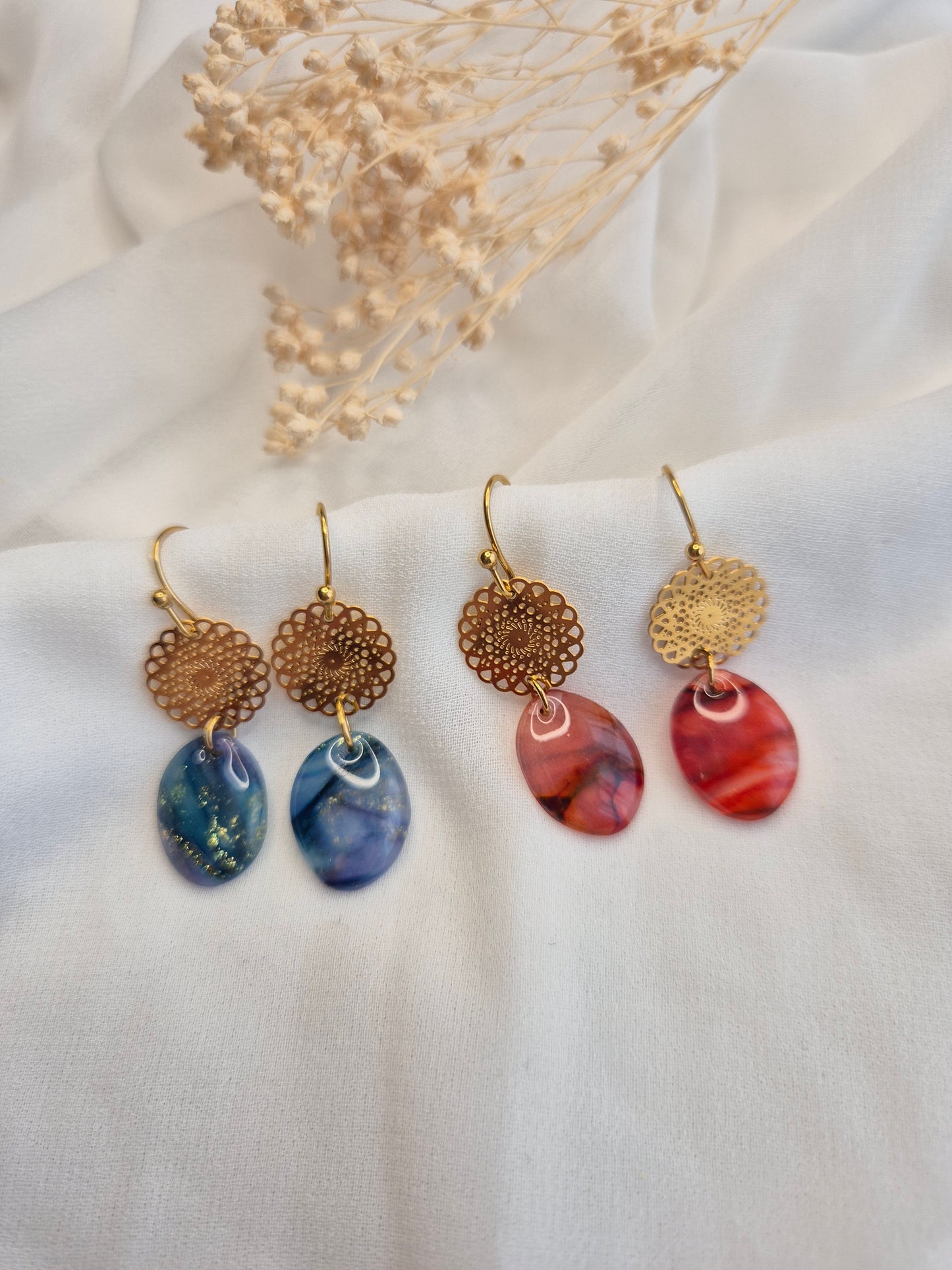Boucles d’oreilles – Léana  (2 coloris disponibles)