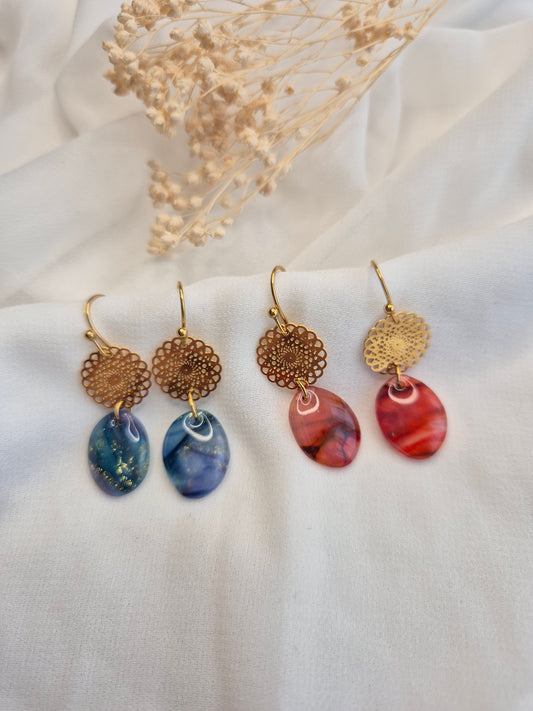 Boucles d’oreilles – Léana  (2 coloris disponibles)