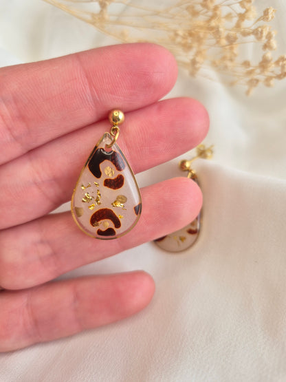 Boucles d’oreilles pendantes Amandine