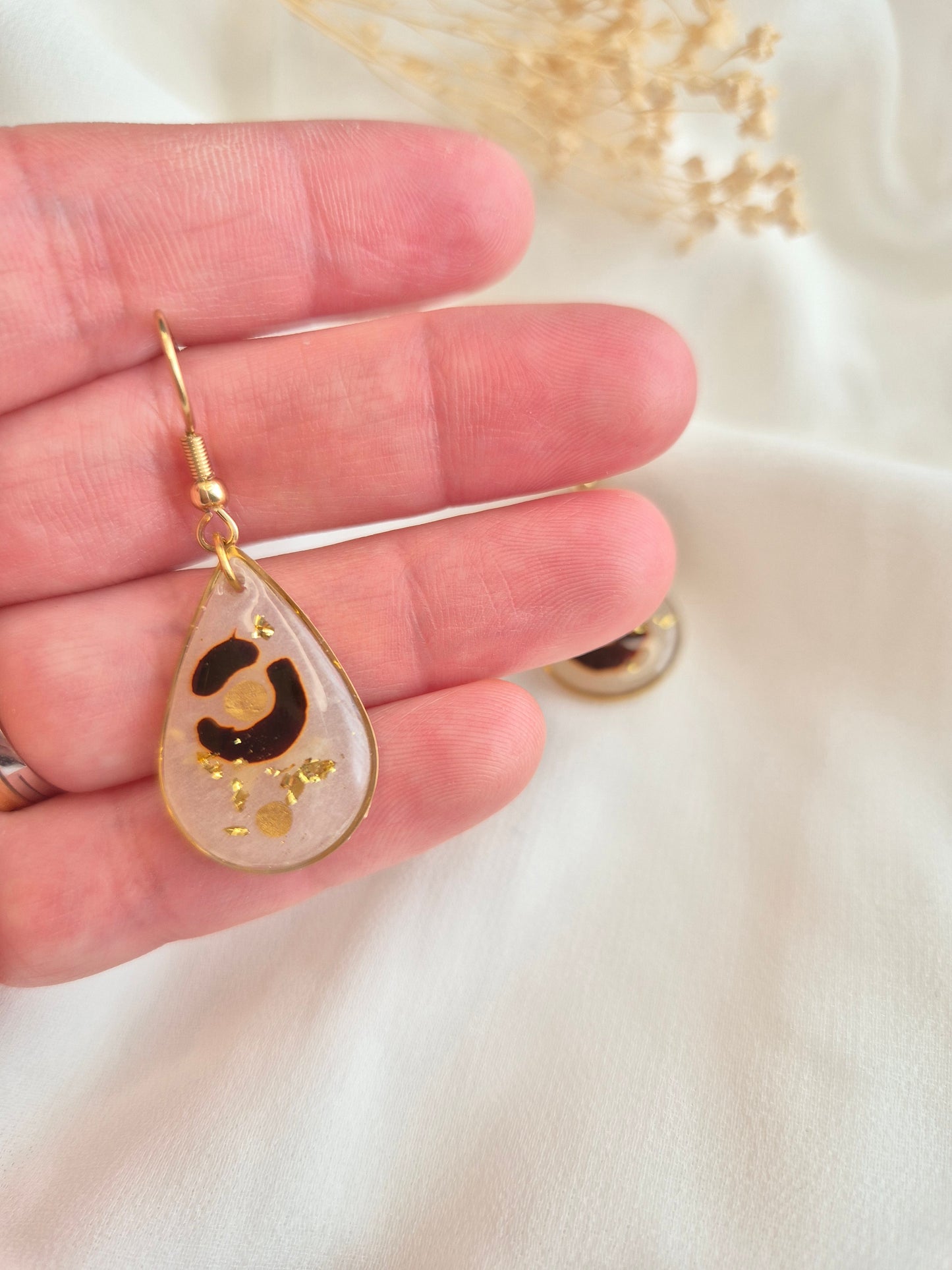 Boucles d’oreilles pendantes Yasmina