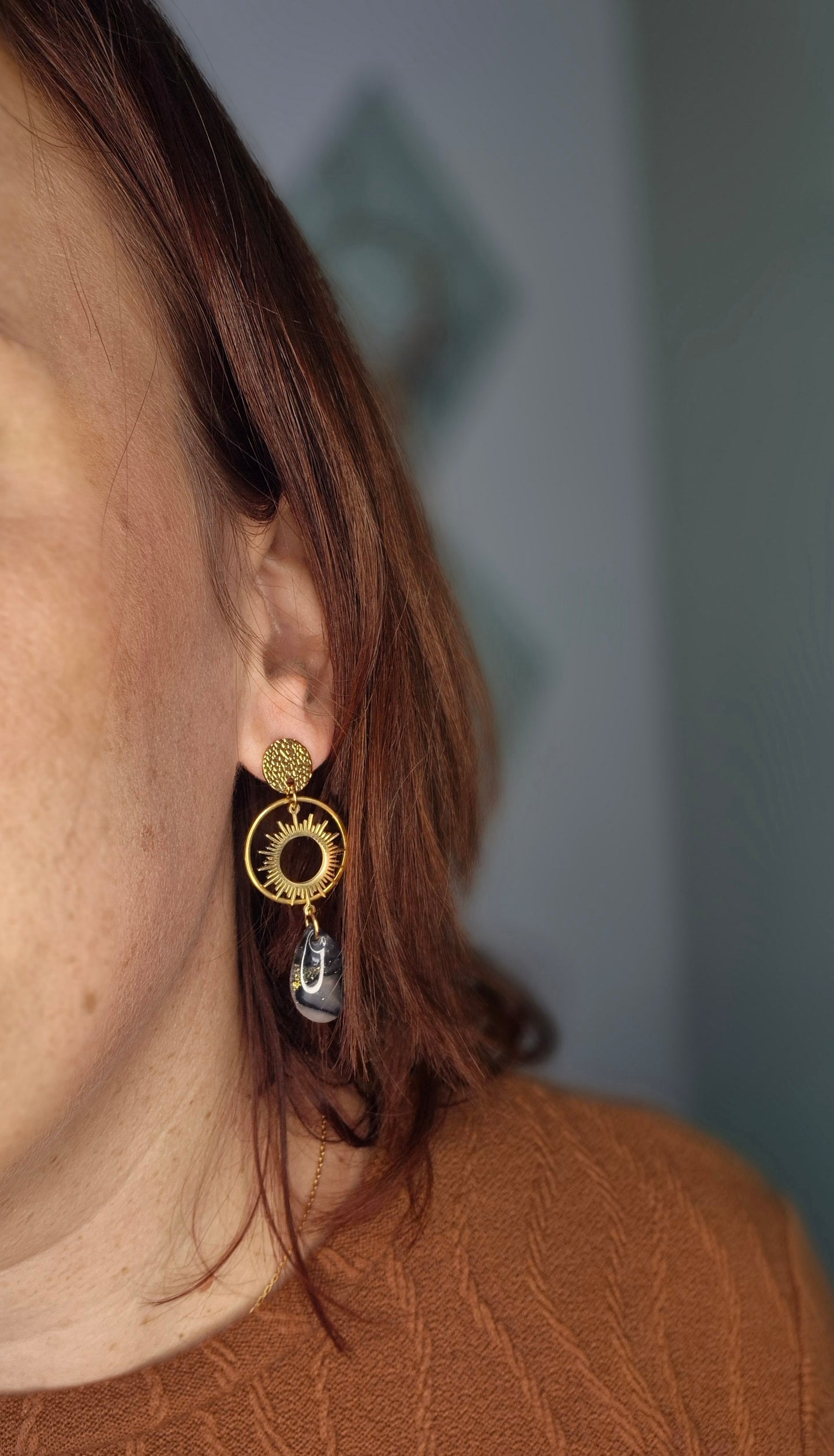 Boucles d’oreilles Solène — plusieurs coloris disponibles