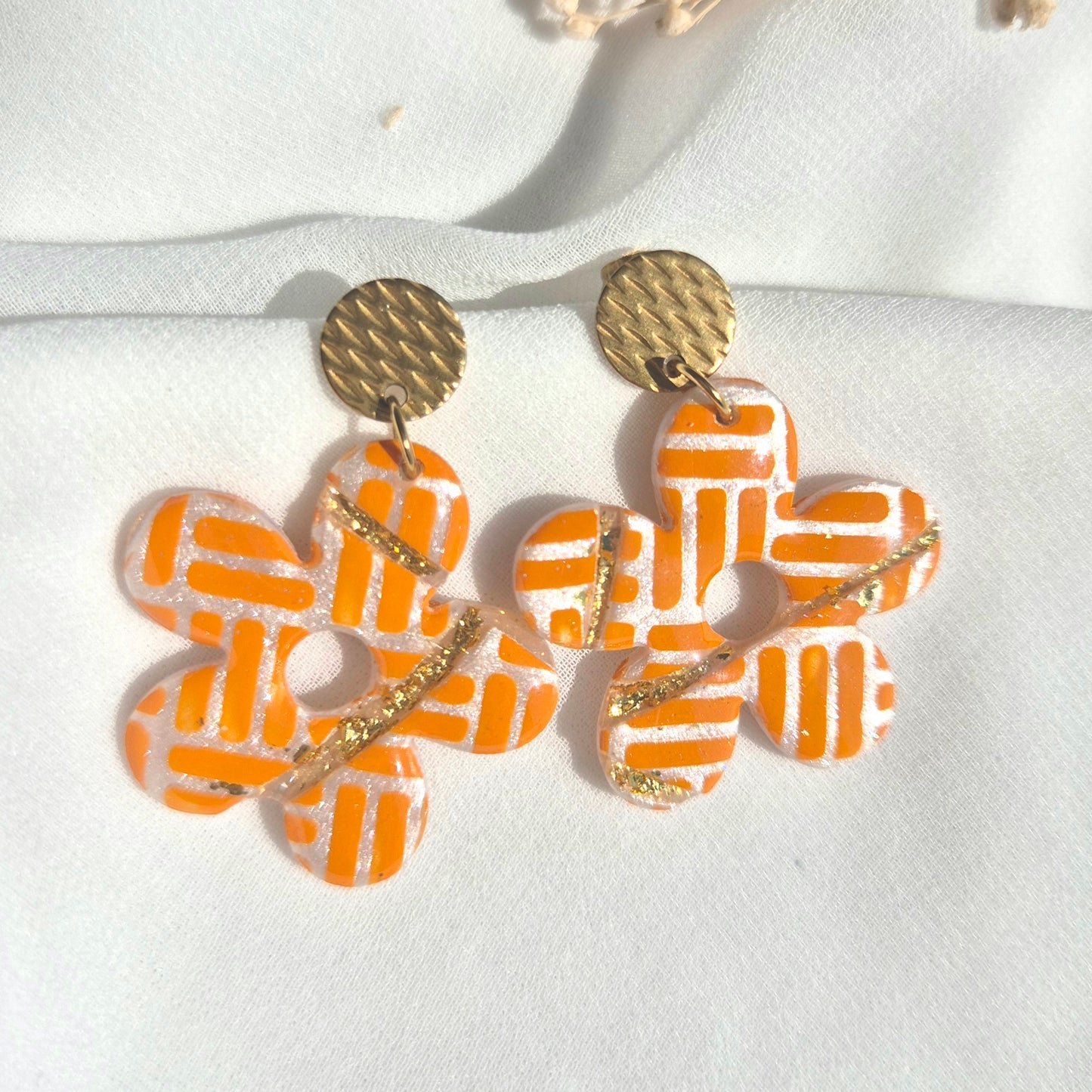 Boucles d'oreilles pendantes Cléo
