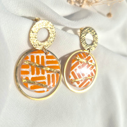 Boucles d'oreilles pendantes Maïa