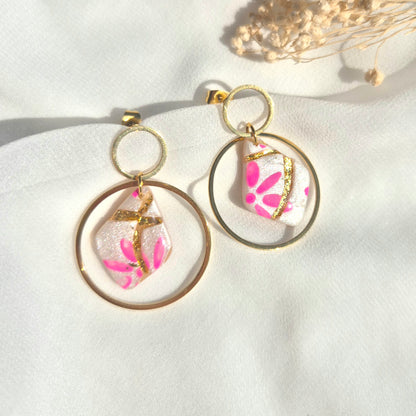 Boucles d'oreilles pendantes Yuna