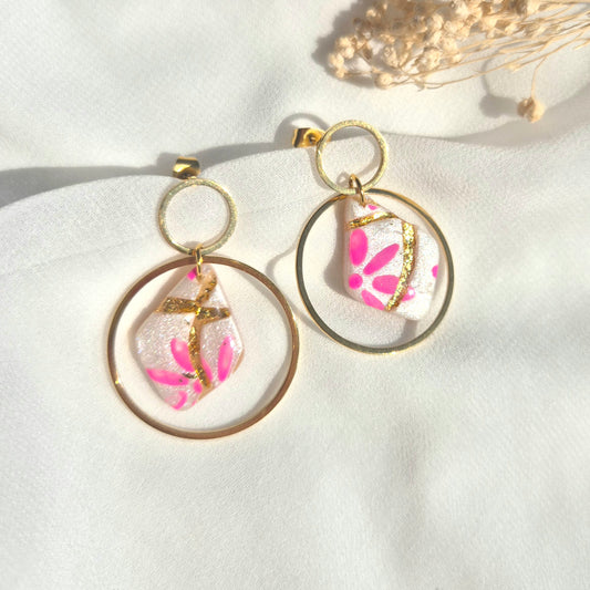 Boucles d'oreilles pendantes Yuna