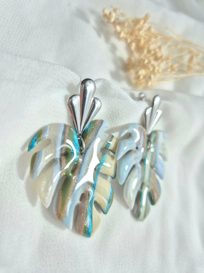Boucles d’oreilles Alba argenté