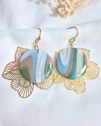 Boucles d’oreilles Éléna — coloris au choix