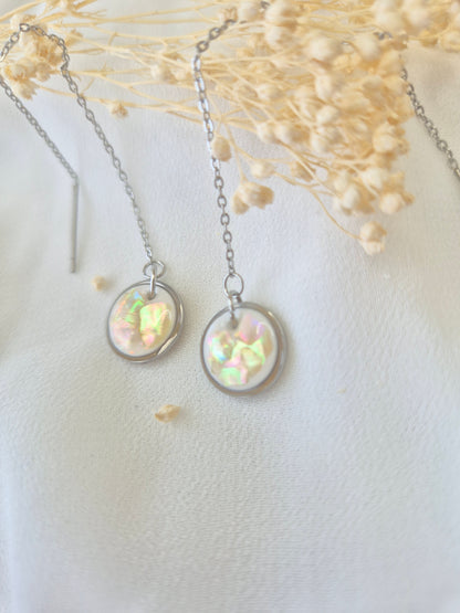 Boucles d'oreilles pendantes Apolline