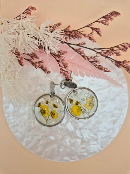 Boucles d'oreilles "Jardin Doré"