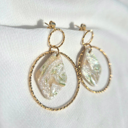 Boucles d'oreilles pendantes Naïa