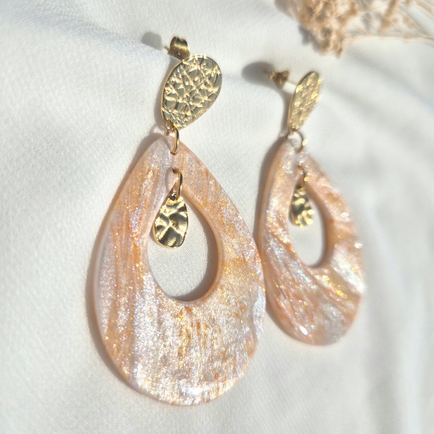 Boucles d'oreilles pendantes Romy