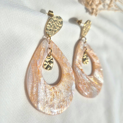 Boucles d'oreilles pendantes Romy