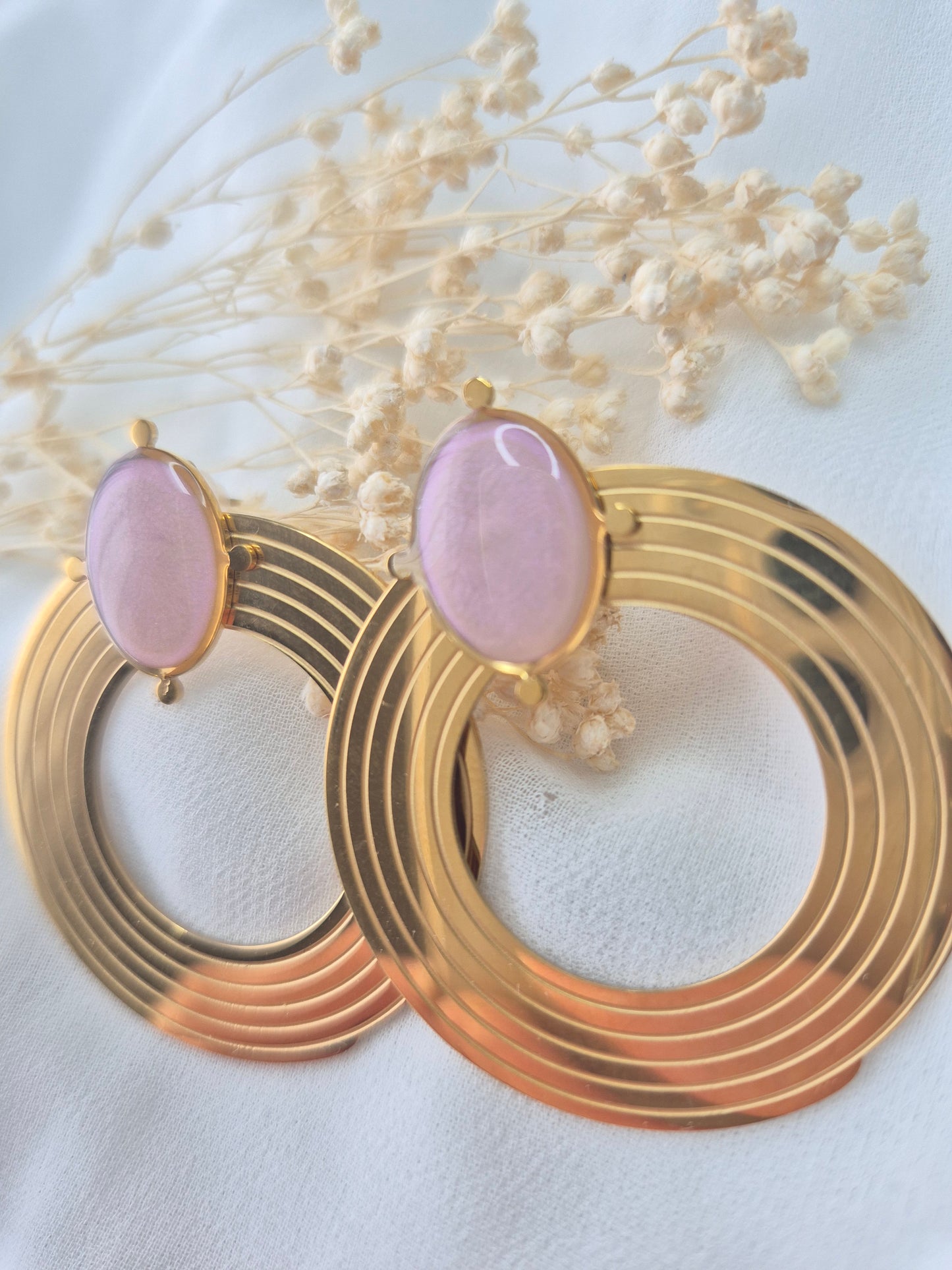 Boucles d’oreilles Lucie – Plusieurs coloris disponibles –