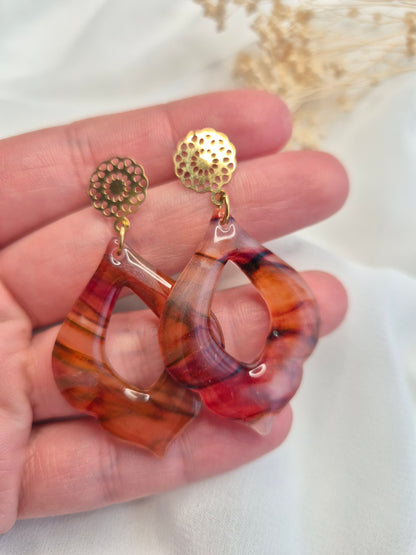 Boucles d’oreilles – Isadora  (Plusieurs coloris disponibles)