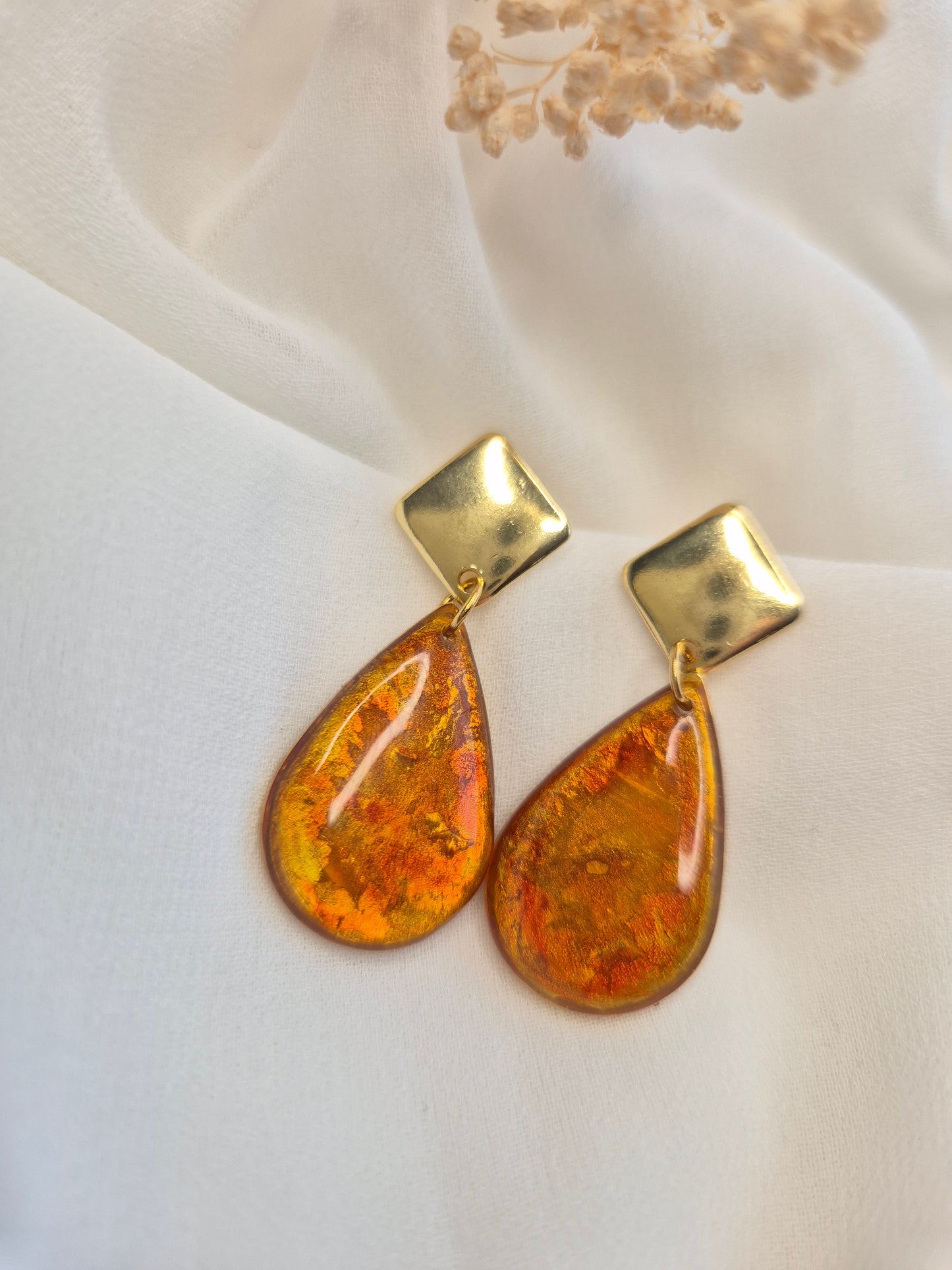 Boucles d’oreilles pendantes Éléonore