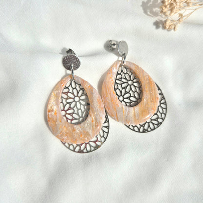 Boucles d'oreilles pendantes Anaïs