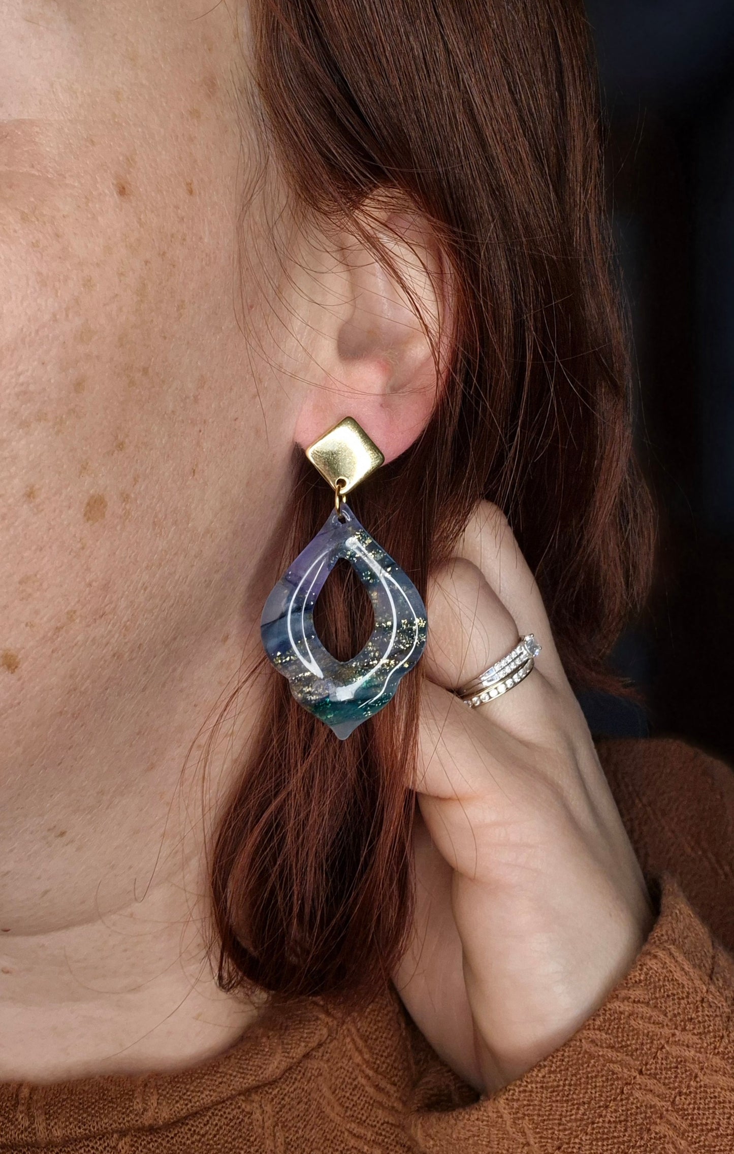 Boucles d’oreilles – Isadora  (Plusieurs coloris disponibles)