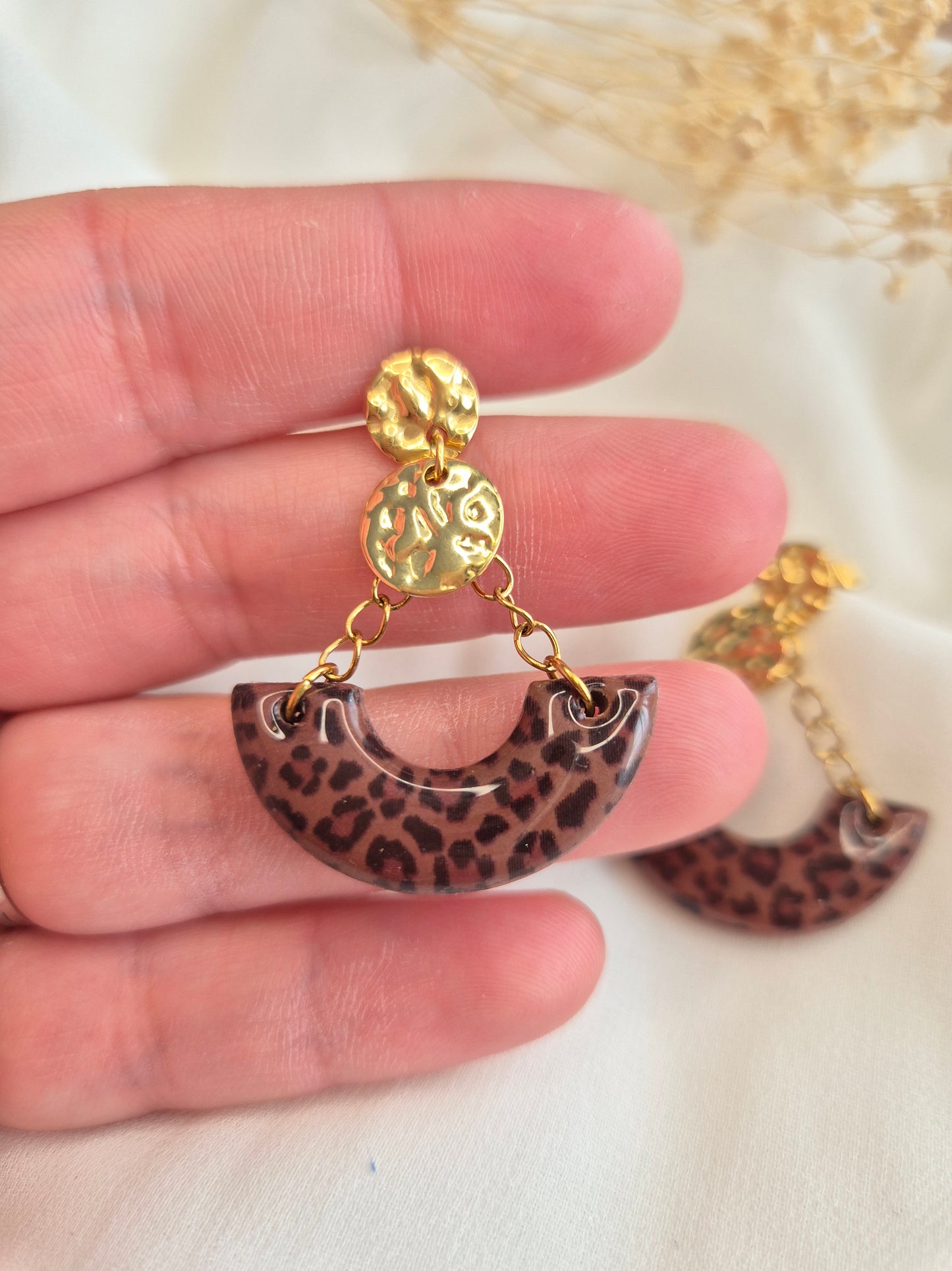 Boucles d’oreilles pendantes Malika