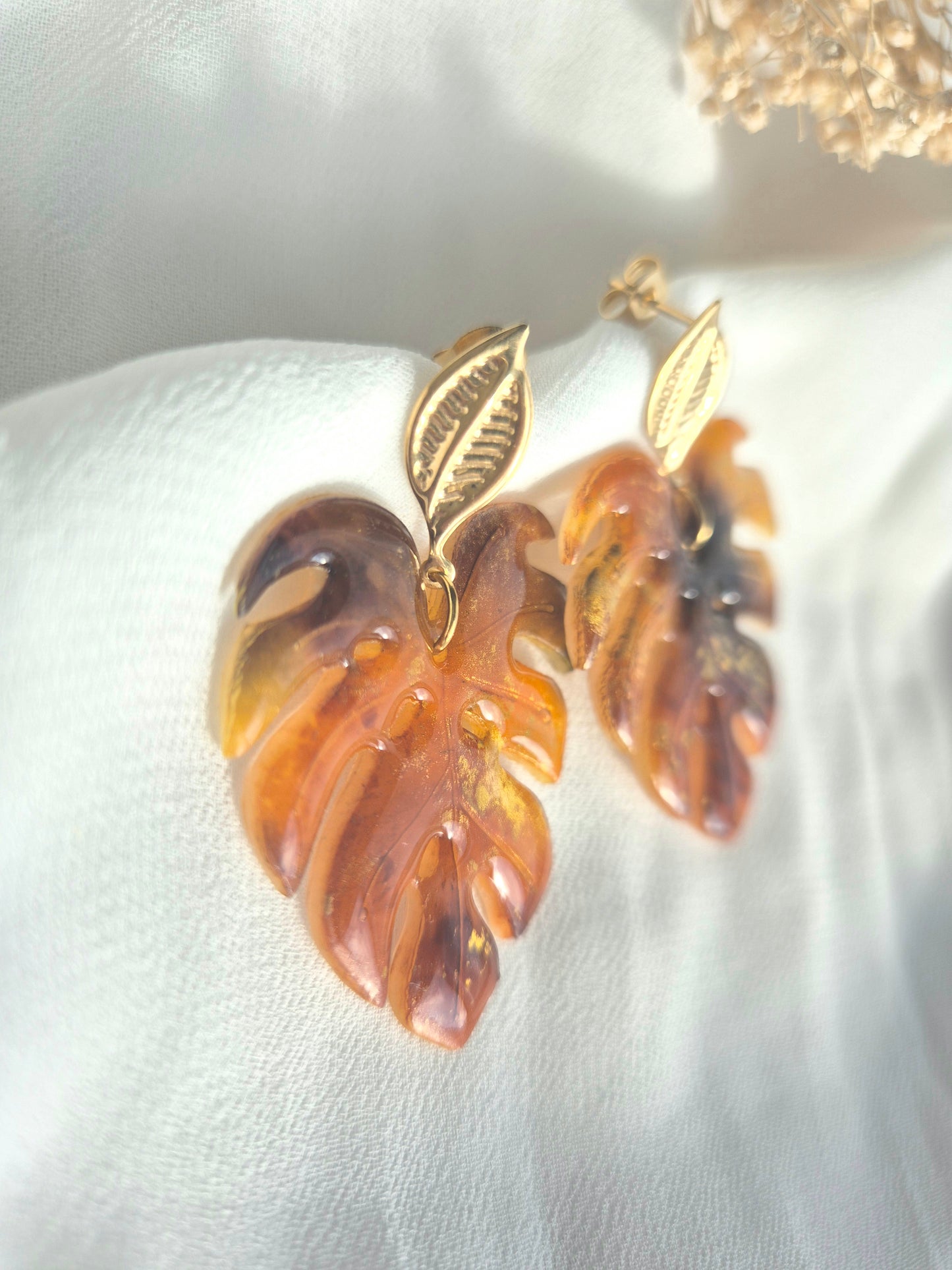 Boucles d’oreilles Alba (plusieurs teintes disponibles)
