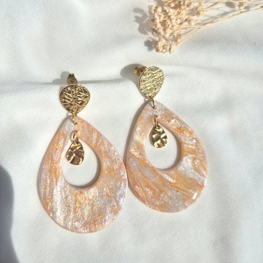 Boucles d'oreilles pendantes Romy