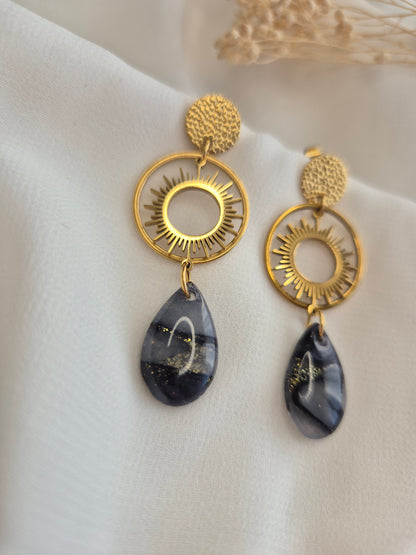 Boucles d’oreilles Solène — plusieurs coloris disponibles