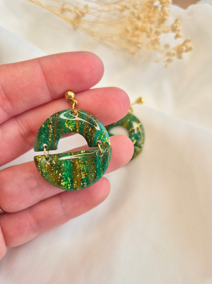 Boucles d’oreilles pendantes Althéa