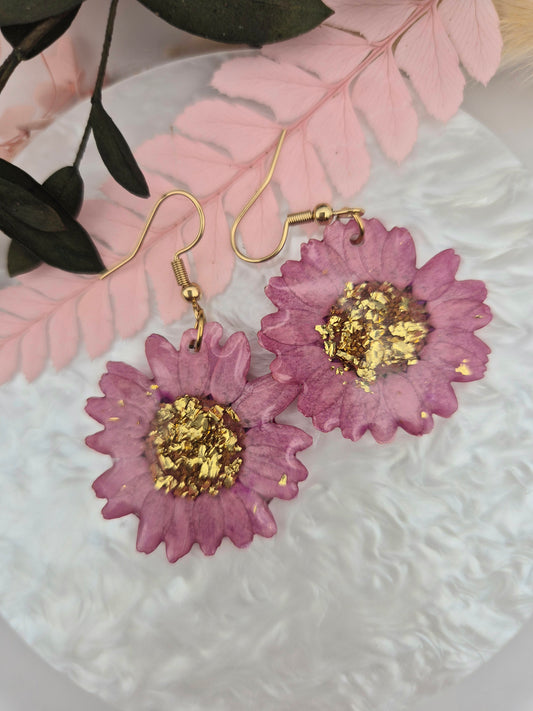 Boucles d’oreilles "Fleurs d’éclat"
