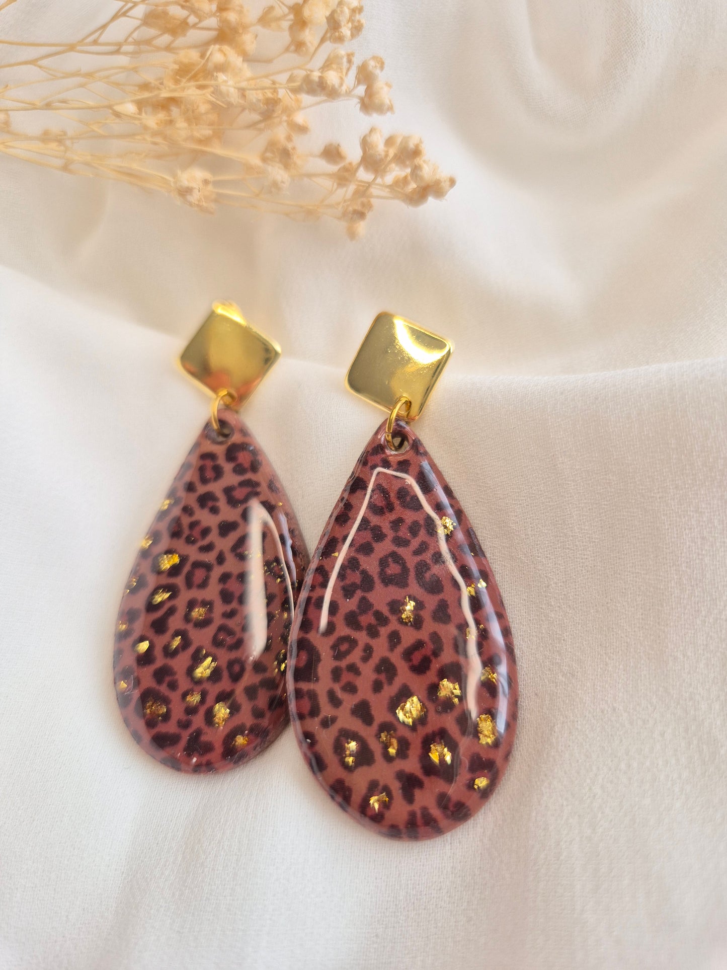 Boucles d’oreilles pendantes Samira